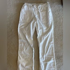 NWT Men’s Linen-blend drawstring pants
